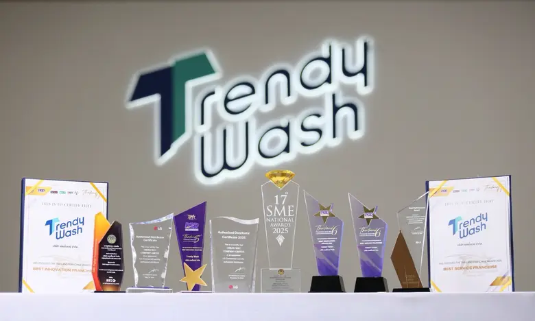 "เออเบิ้นเวย์" ตอกย้ำผู้นำนวัตกรรมร้านสะดวกซัก "Trendy Wash" สร้างปรากฏการณ์คว้า 9 รางวัลใหญ่ในปีเดียว ด้านเทคโนโลยีและการบริการ