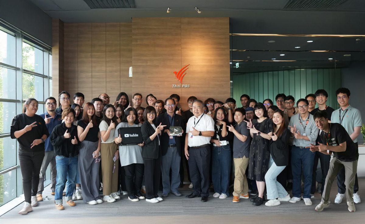 ไทยพีบีเอสรับมอบโล่เพชร YouTube Diamond Creator Awardฉลอง 10 ล้าน Subscribers