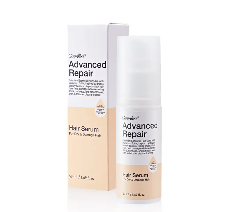 กิฟฟารีน แนะนำไอเท็มเด็ด "กิฟฟารีน แอดวานซ์ รีแพร์ แฮร์ ซีรั่ม" (Giffarine Advanced Repair Hair Serum) ผลิตภัณฑ์ซีรั่มบำรุงเส้นผม