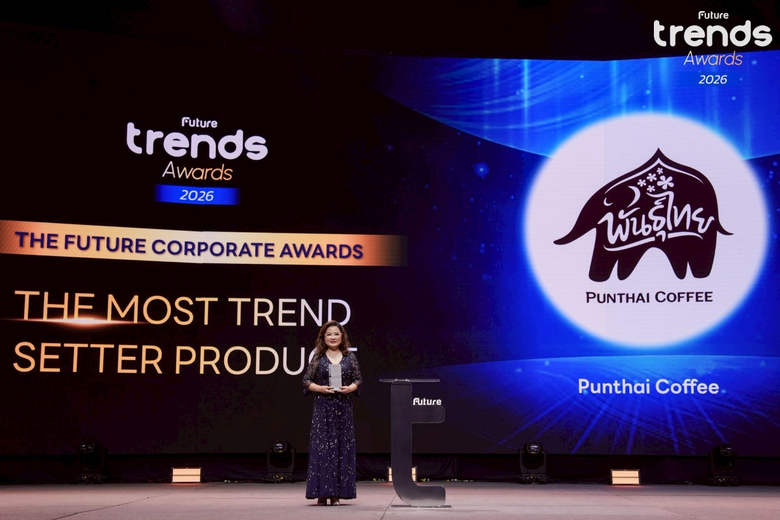 "พันธุ์ไทย" จุดกระแส "ไทยเทรนด์" เขย่าวงการกาแฟไทย! ปักหมุดวัตถุดิบท้องถิ่นสู่เทรนด์โลก คว้ารางวัล "The Most Trend Setter Product" จากเวที Future Trends Awards 2026