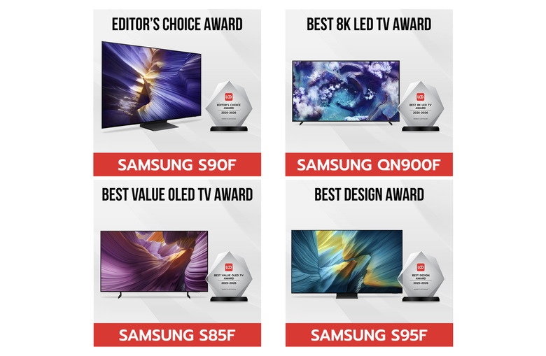 ซัมซุงคว้า 4 รางวัล Best of The Best TV Award 2025-2026 ตอกย้ำผู้นำนวัตกรรมทีวีระดับโลกเพื่อผู้บริโภคชาวไทย