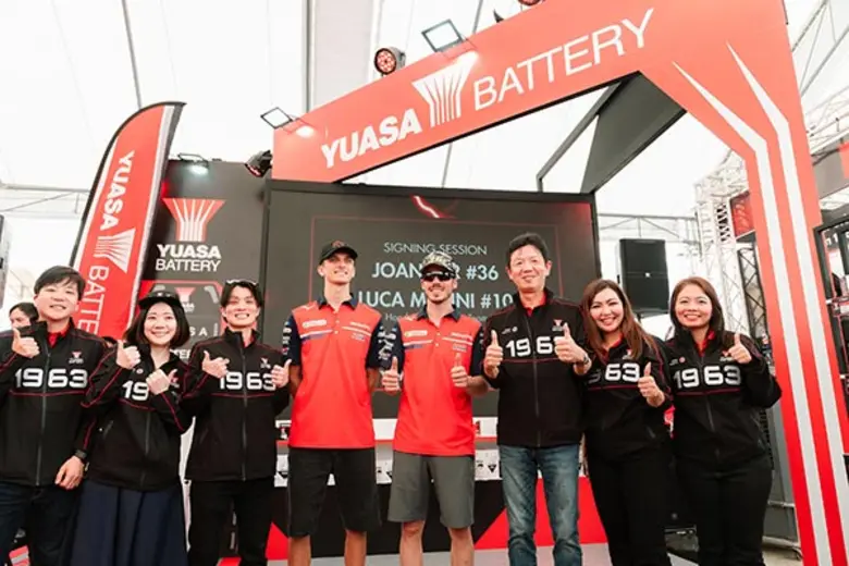ยัวซ่าแบตเตอรี่ เปิดตัว Mascot สุดน่ารัก "ยูโตะ และ โมโตะ" ครั้งแรกในงาน PT Grand Prix of Thailand 2026