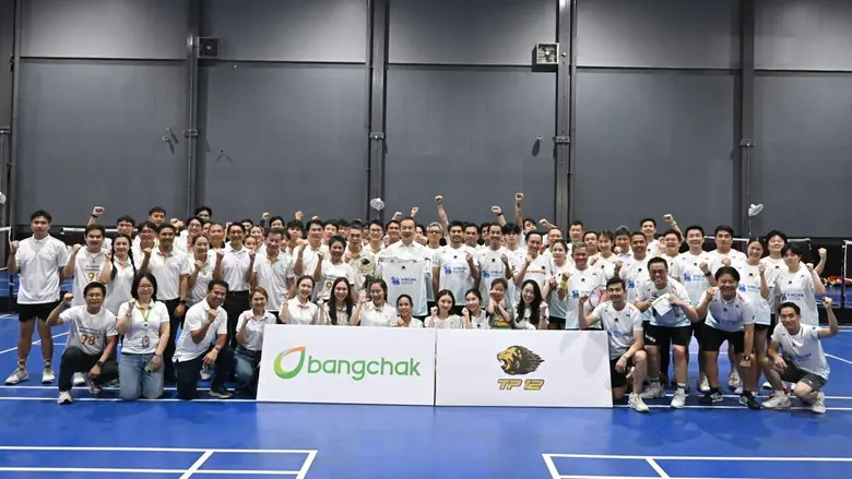 Bangchak Welcomes TP12 Badminton for Friendly Match Strengthening Friendship and Well-Being