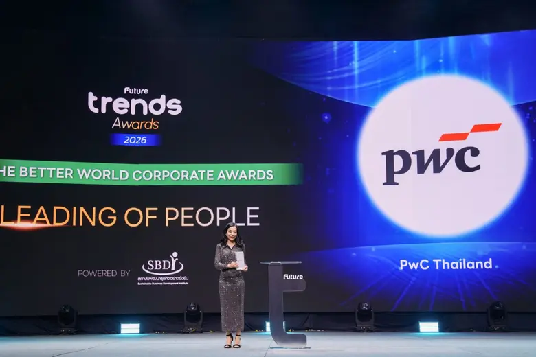 PwC Thailand honoured with 'Leading of People' award at Future Trends Awards 2026