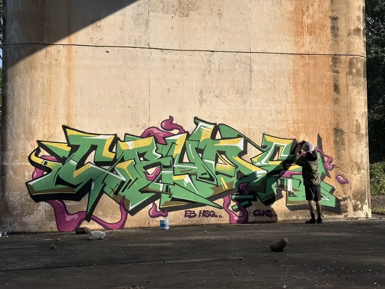 Concrete Dream: Life I City I Dream on Concrete Wall Group Exhibition by 7 Graffiti Artists from 3 Countries @Maison JE Bangkok