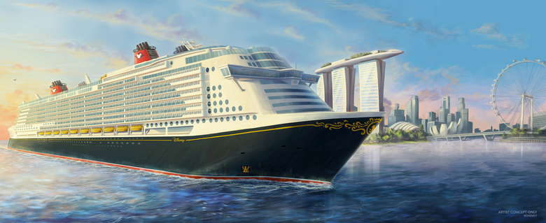 Disney Cruise Line เฉลิมฉลองพิธีเปิดตัวเรือ Disney Adventure อย่างยิ่งใหญ่ตระการตา พร้อมทัพดนตรีและศิลปินดังระดับโลก ณ ประเทศสิงคโปร์