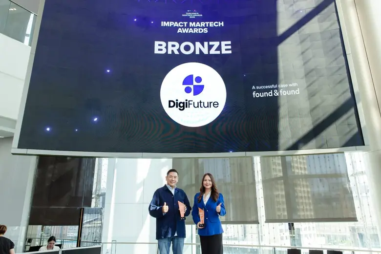 found &amp; found จับมือ DigiFuture คว้ารางวัล Thailand's MarTech Awards 2026 ใช้ Local Search พลิกทราฟฟิกจากออนไลน์สู่หน้าร้านจริง