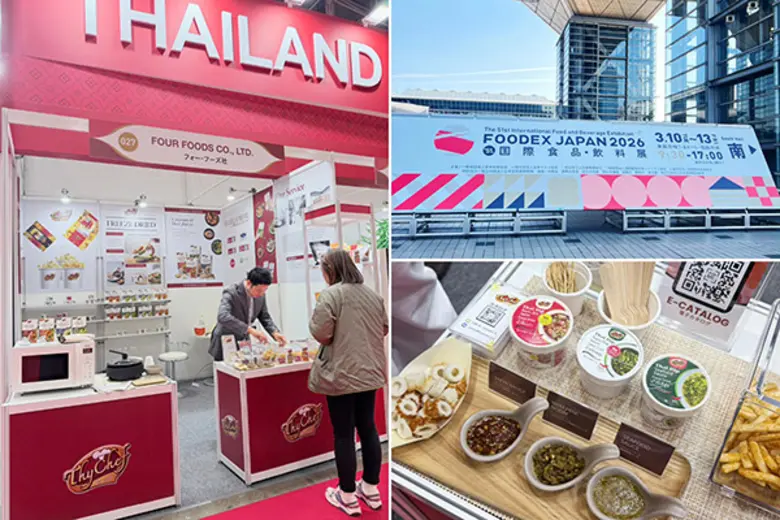 ไทเชฟ บุกญี่ปุ่น จัดขบวนสินค้าออกบูธงาน FOODEX JAPAN 2026
