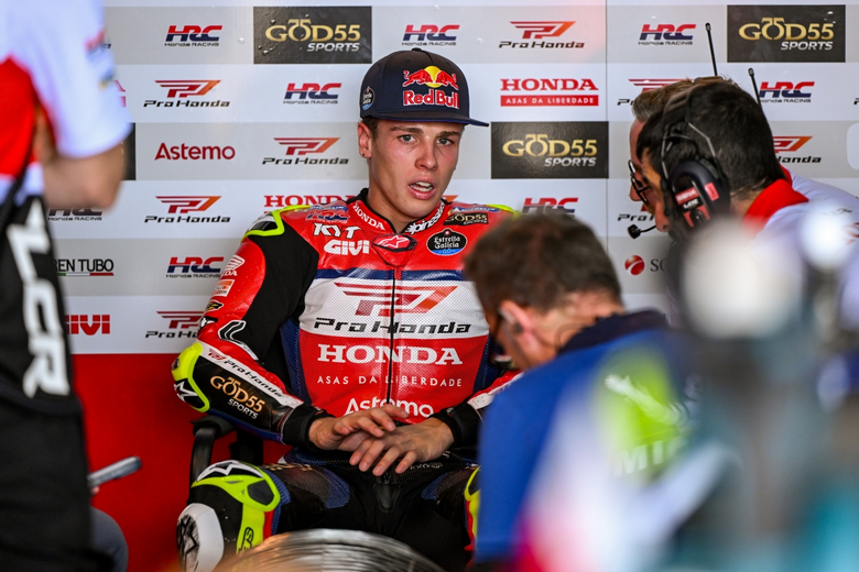 "ซาร์โก" เค้นความเร็วรถแข่ง Honda RC213V รั้งจ่าฝูงวันแรก โมโตจีพี สนาม 2 บราซิล