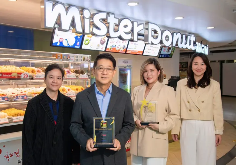 มิสเตอร์ โดนัท ผงาดคว้ารางวัล 2 เวทีใหญ่ระดับประเทศ Thailand's Most Admired Awards 2026 และ Innovation Brand Awards 2026