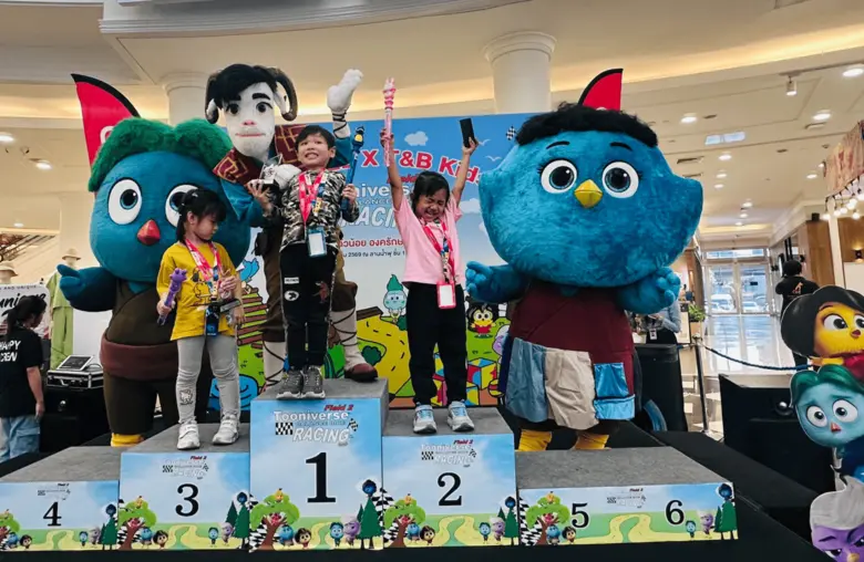 สนุกล้นลานน้ำพุ! T&amp;B Kids x Cruzee Thailand เติมเต็มความสุข "Tooniverse Balance Bike Racing 2026 สนาม 2" อย่างประทับใจ