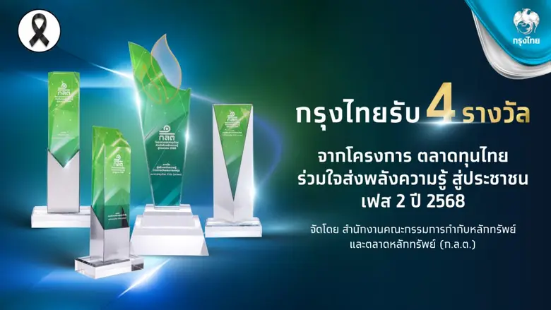 กรุงไทยเสริมแกร่งความรู้ทางการเงิน สร้างวินัย รู้ทันภัยการเงิน เพื่อคุณภาพชีวิตที่ดียั่งยืน