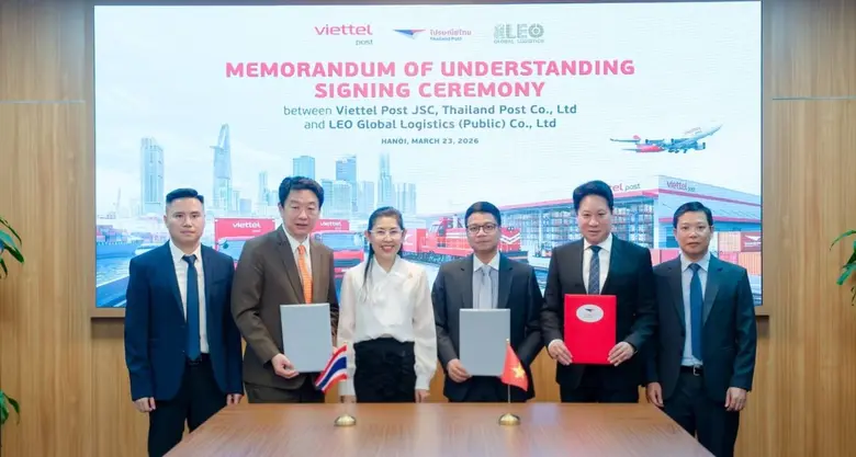 LEO จับมือ Thailand Post - Viettel Post เปิด "ระเบียงโลจิสติกส์ ไทย-เวียดนาม-จีน" ยกระดับ Cross-Border หนุนอีคอมเมิร์ซเอเชีย