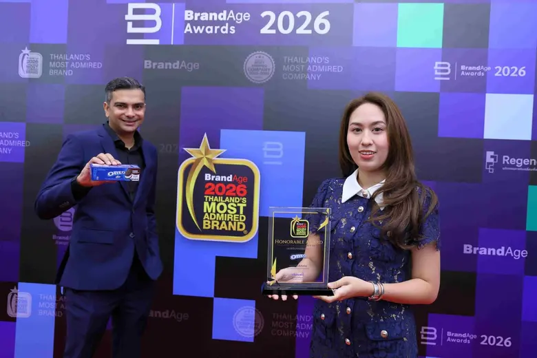 'โอรีโอ' ตอกย้ำเบอร์ 1 ในใจผู้บริโภค คว้ารางวัล 2026 Thailand's Most Admired Brand