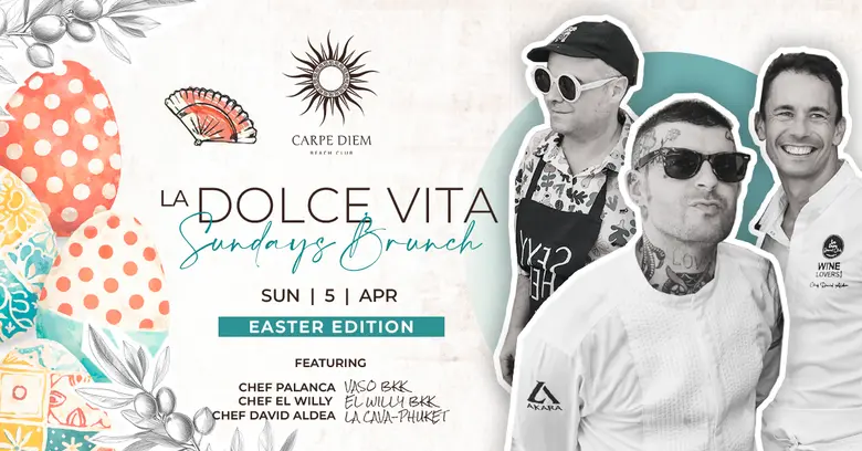 Carpe Diem Beach Club Celebrates Easter with a Special Edition La Dolce Vita Brunch