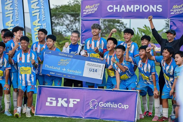 "FUTBOYs X PATTAYA UNITED" ผงาดแชมป์! ศึก "Meet the World with SKF Thailand Tournament - B14 2026" คว้าสิทธิ์ตัวแทนไทยลุย Gothia Cup 2026 ณ ประเทศสวีเดน