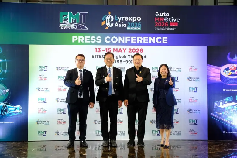 ไทยเร่งเครื่องสู่อุตสาหกรรมยานยนต์อนาคต เปิดเวที "Future Mobility Thailand 2026 และ TyreXpo Asia Bangkok &amp; AutoMROtive 2026"