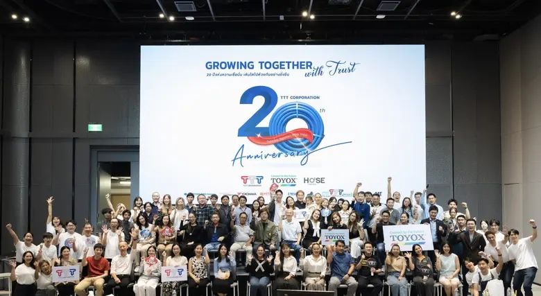 TTT Corporation ฉลอง 20 ปี เติบโตไปด้วยกันอย่างยั่งยืน พร้อมยกระดับมาตรฐานอุตสาหกรรมด้วยสายยาง TOYOX