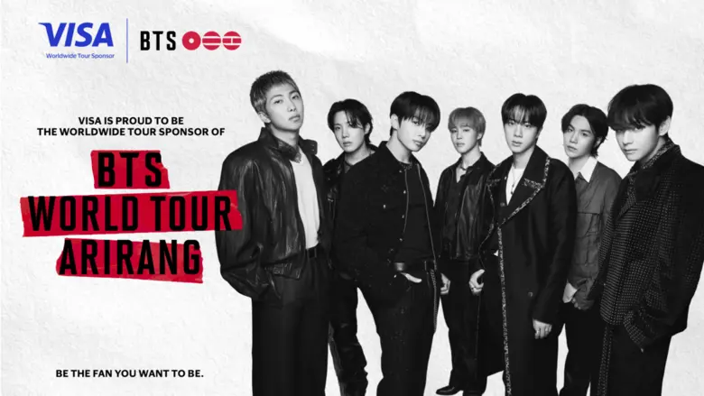 วีซ่าผนึกกำลัง K?pop ระดับโลก ร่วมเป็นผู้สนับสนุนทัวร์ "BTS WORLD TOUR 'ARIRANG'"