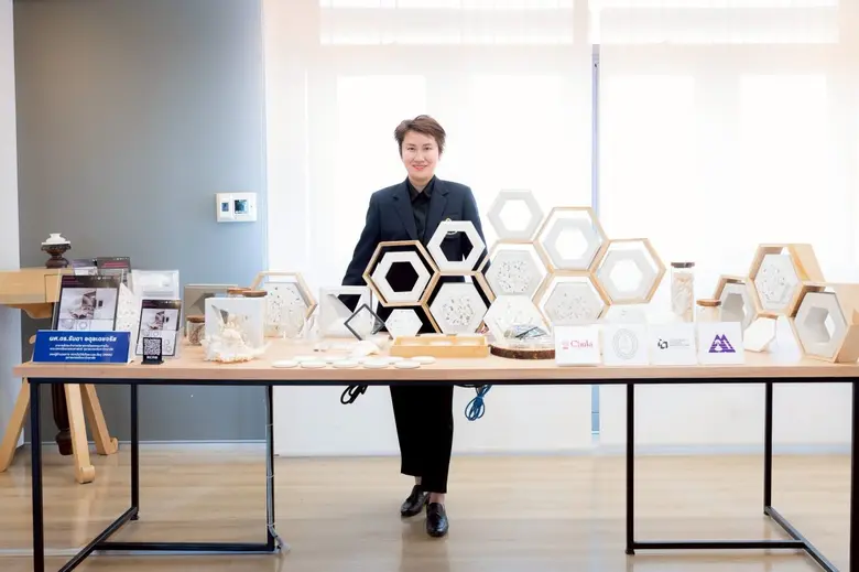 "อิฐบล็อกช่องลมจากเปลือกหอยแมลงภู่" นวัตกรรม Bio Responsive Block จากขยะเปลือกหอยสู่วัสดุก่อสร้างมูลค่าสูง