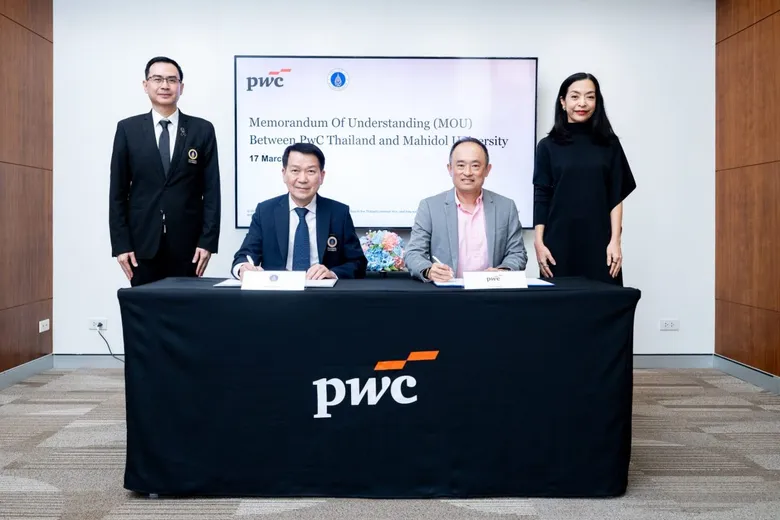PwC Thailand and Mahidol University sign MoU to strengthen academic collaboration and develop future-ready talent