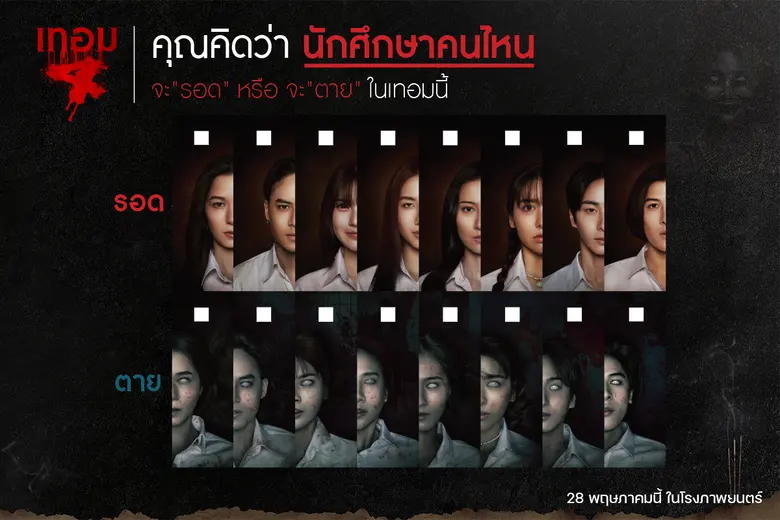 หลอนเกินห้ามใจ! จากแฟนหนังสู่ทีมนักแสดง "เทอม 4" พร้อมลุยความสยองด้วยตัวเอง ใครจะรอด! ใครจะตาย! 28 พฤษภาคมนี้ ในโรงภาพยนตร์