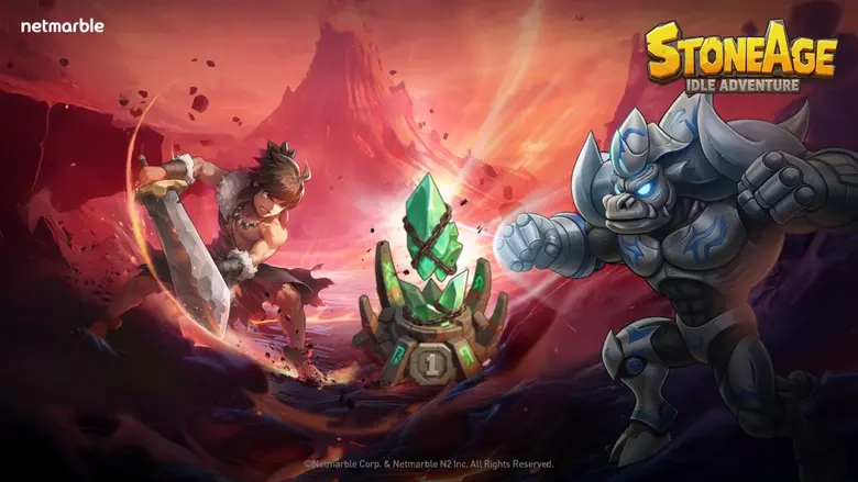 NETMARBLE เปิดสงครามทั่วเซิร์ฟเวอร์ในอัปเดตใหญ่ครั้งแรกของเกม Stoneage Idle Adventure