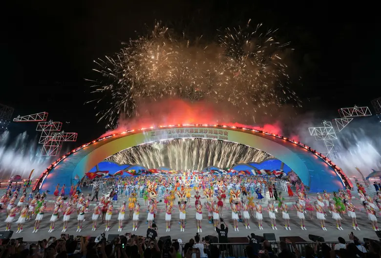 6th Asian Beach Games opens in Sanya