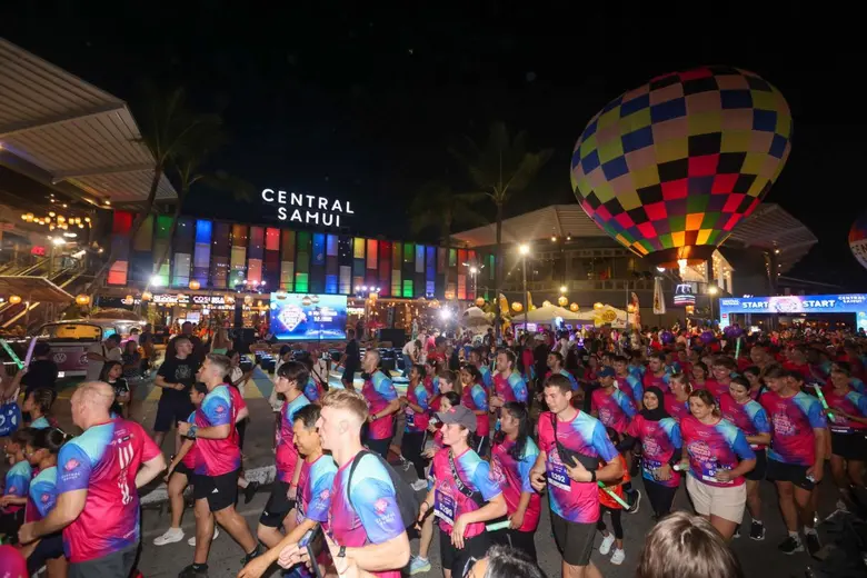 Central Samui Partners with Public and Private Sectors to Launch 'Central Samui Neon Run 2026'