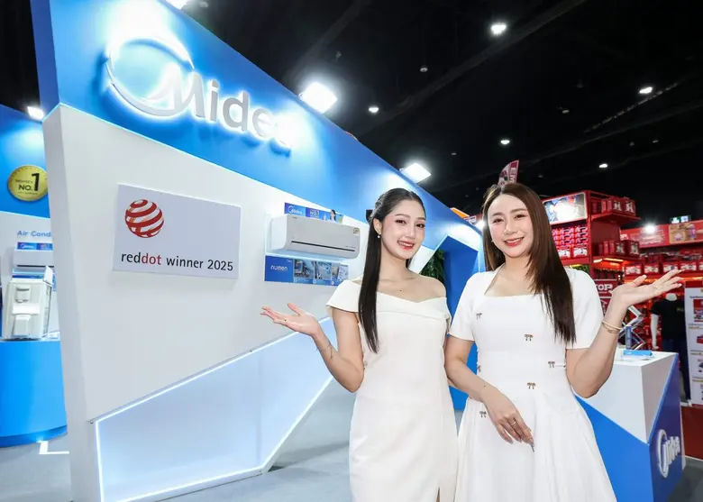 Midea ร่วมงาน "สถาปนิก'69" เดินหน้าปั้นฐานผลิตคุณภาพสูง โชว์นวัตกรรม แอร์ AI ประหยัดไฟ 30% ผลักดันไทยสู่ Hub อาเซียน