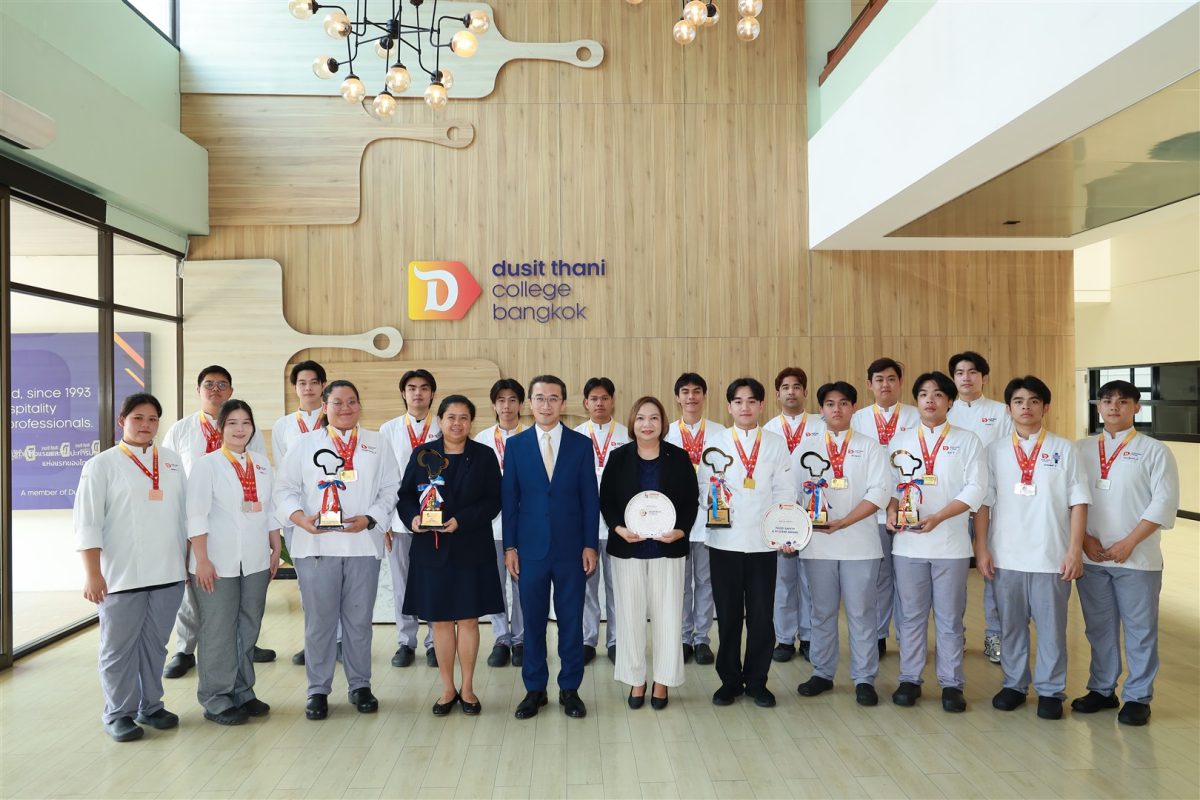 นักศึกษาวิทยาลัยดุสิตธานีตบเท้าคว้าชัยจาก 3 เวทีการแข่งขันประกอบอาหารระดับนานาชาติ