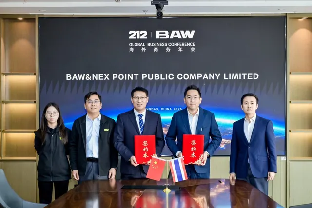 NEX เซ็น Exclusive Distributor กับ BAW คว้าสิทธิ์ เป็นผู้แทนจำหน่าย BAW M8 แต่เพียงผู้เดียวในประเทศไทย