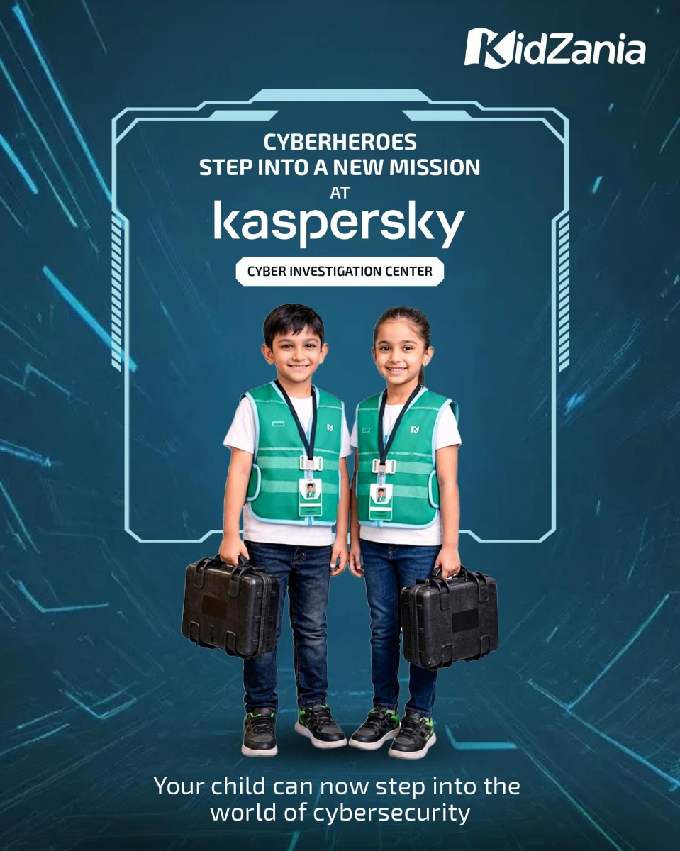 Kaspersky จับมือ KidZania India เปิดตัวกิจกรรมสวมบทบาทใหม่ "ศูนย์สืบสวนอาชญากรรมไซเบอร์"