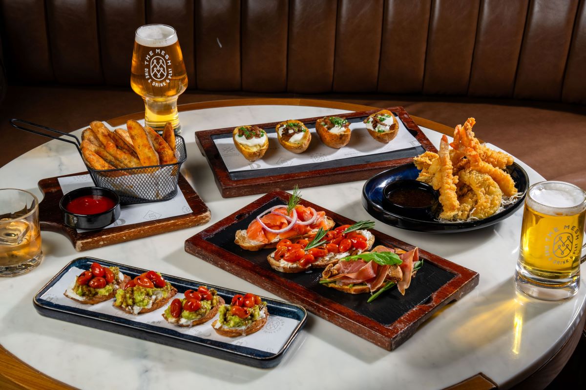 THE MESH UNVEILS NEW MENU, CELEBRATING A YEAR OF FLAVOR AND GOOD TIMES