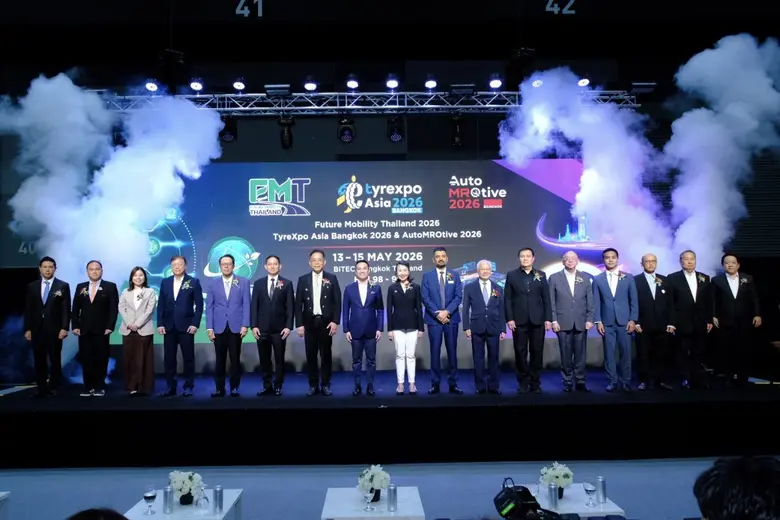 ไทยประกาศความพร้อมเป็นศูนย์กลางอุตสาหกรรมยานยนต์แห่งอนาคต งาน Future Mobility Thailand 2026 ผนึก TyreXpo Asia Bangkok และ AutoMROtive บนเวทีนานาชาติครั้งยิ่งใหญ่