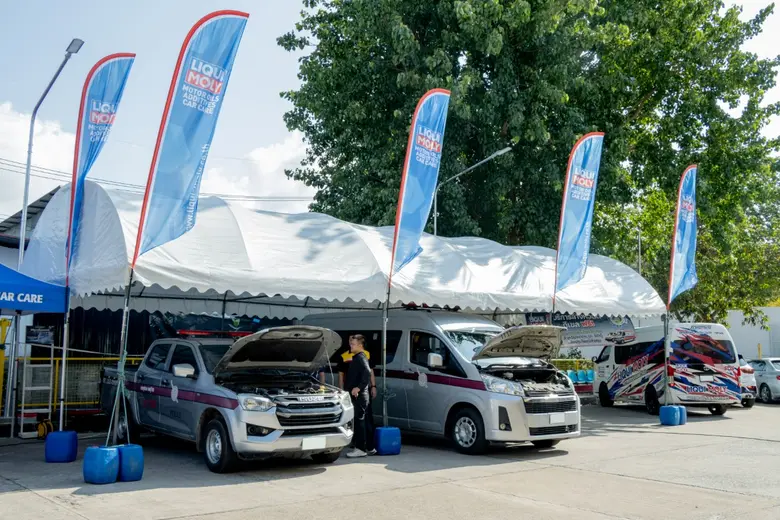 COCKPIT x LIQUI MOLY Launch "Love Your Car, Save Your World" with Free Injector Cleaning for Police Vehicles in Chonburi