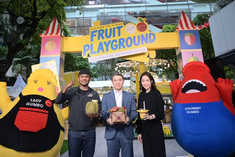 FRUIT PLAYGROUND เปลี่ยน "งานผลไม้" ให้กลายเป็นสนามเด็กเล่นใจกลางเมือง