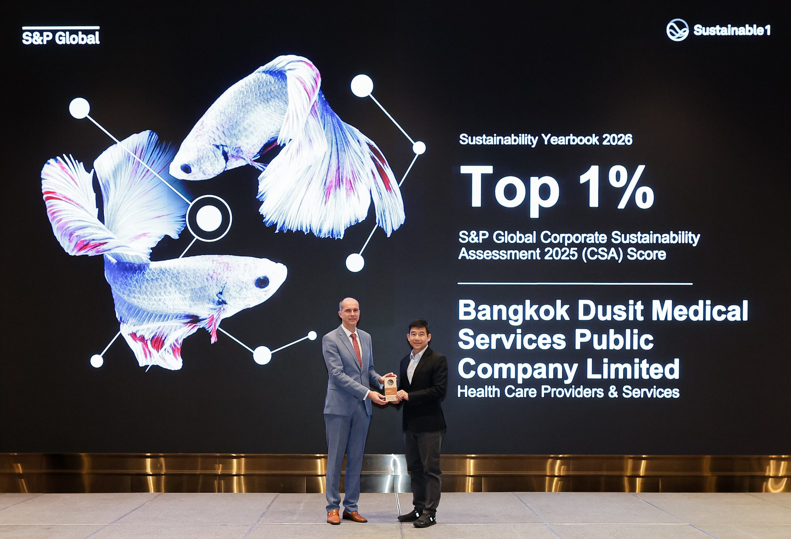 BDMS Ranks No. 1 Globally for Sustainability in Health Care Providers &amp; Services Sector by S&amp;P Global