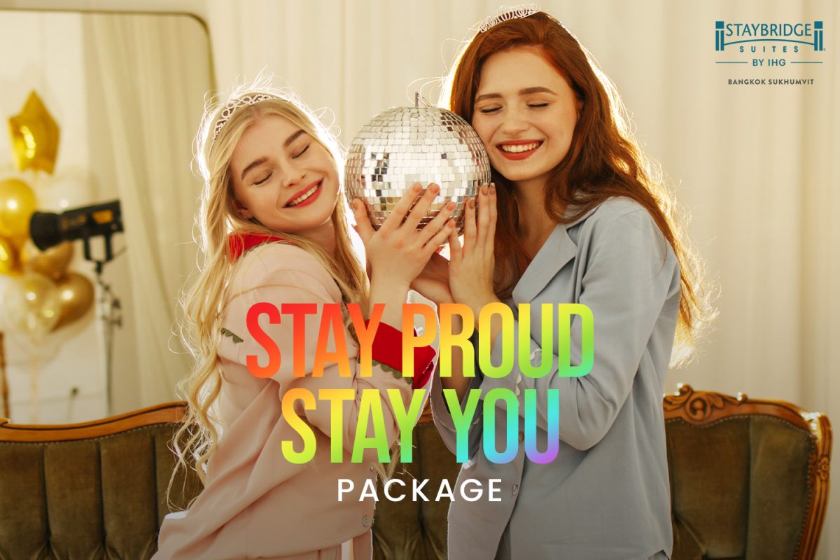 Stay 1 night, earn 1,000 Bonus Points this Pride month at Staybridge Suites Bangkok Sukhumvit