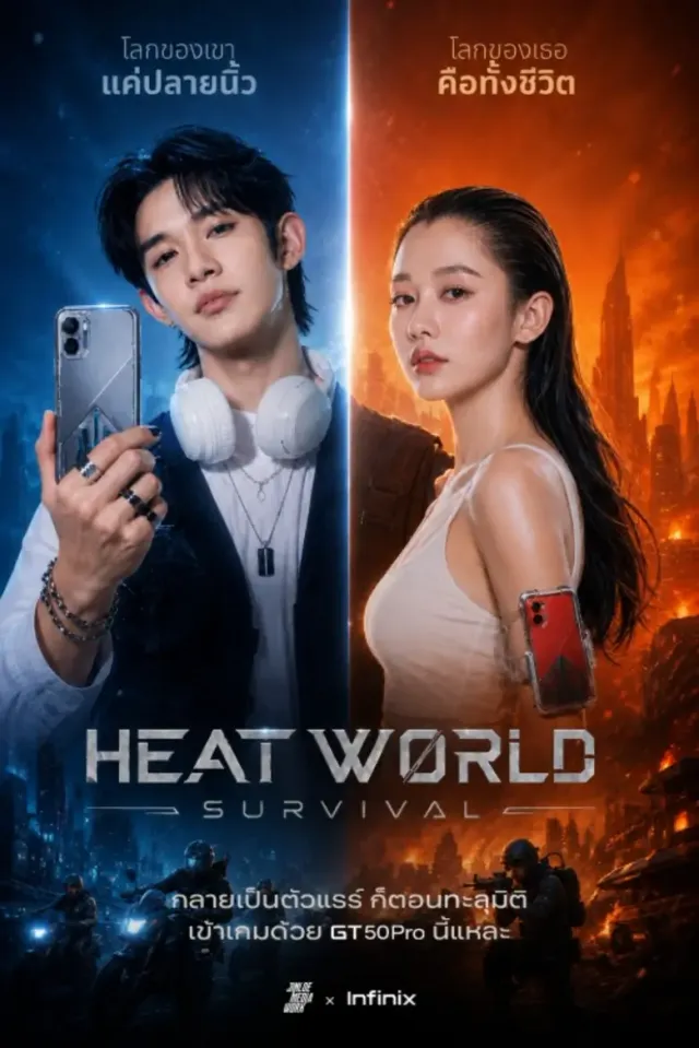 Infinix เตรียมปล่อยซีรีส์จักรวาลเกมเดือด "Heat World Survival"ส่ง Infinix GT 50 Pro ปลุก Beast ในตัวคุณ พร้อมกันทั่วประเทศ 28 พฤษภาคมนี้