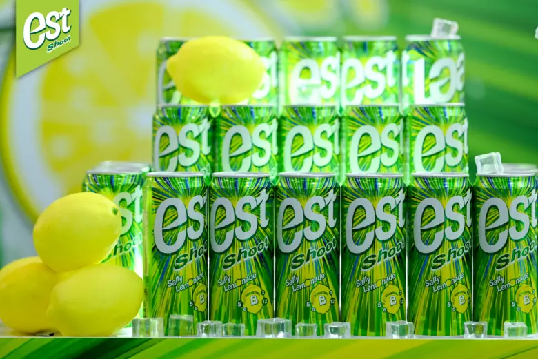 "เอส" เปิดตัวน้ำอัดลมใหม่! ซ่าทะลุกราฟ "est Shoot Salty Lemonade"