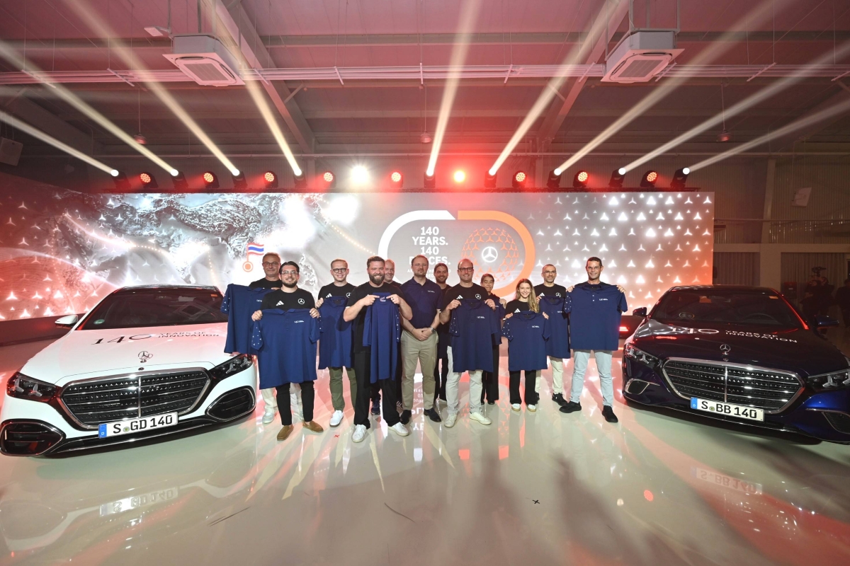 Mercedes-Benz unveils the new S-Class in "140 Years. 140 Places." global caravan, marking Thailand as a key destination of celebration campaign across 6 continents
