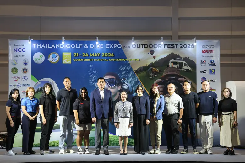 เปิดฉากมหกรรมท่องเที่ยวเชิงไลฟ์สไตล์แห่งปี Thailand Golf &amp; Dive Expo plus Outdoor Fest 2026