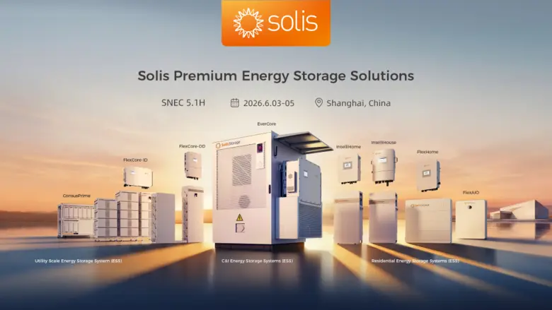 Solis เปิดเกม "Energy Intelligence" โชว์โซลูชัน Storage ครบทุกระดับในงาน SNEC 2026