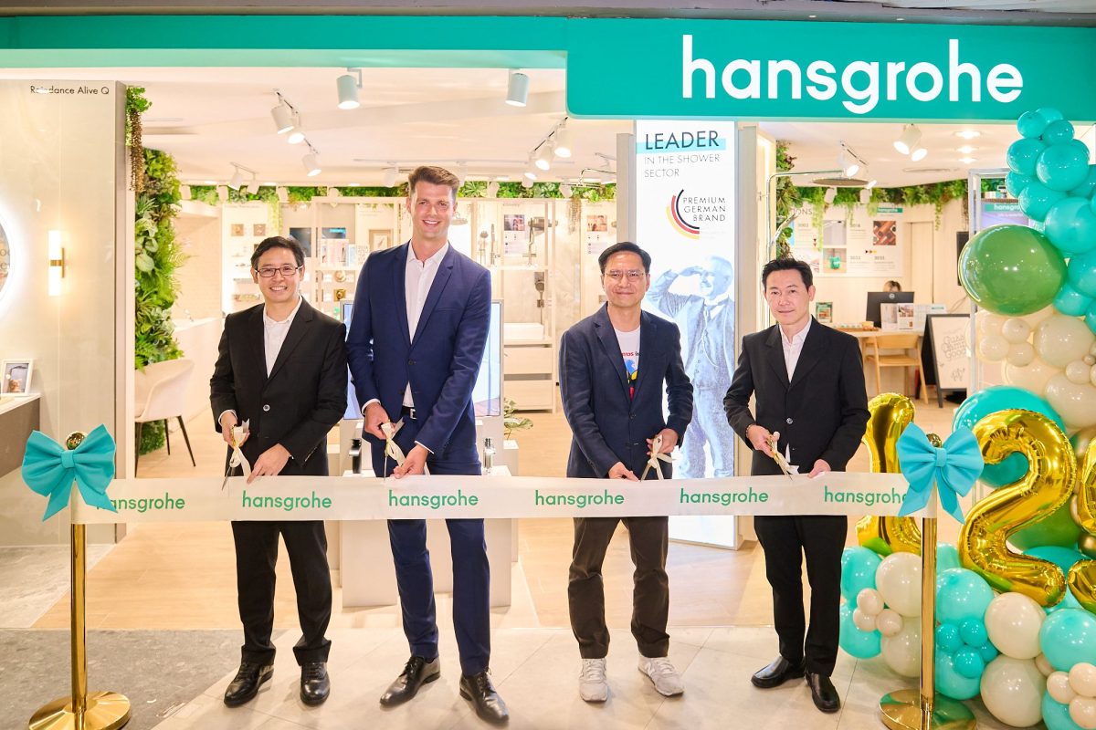 Hansgrohe Celebrates 125 Years of German Innovation with New Showrooms at Boonthavorn