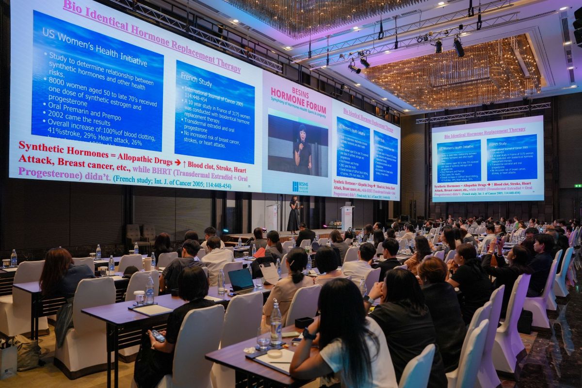BESINS HORMONE FORUM 2026 เปิดมุมมองใหม่ "ฮอร์โมน" ไม่ใช่แค่เรื่องวัยทอง แต่คือรากฐานของการมีอายุยืนอย่างมีคุณภาพ