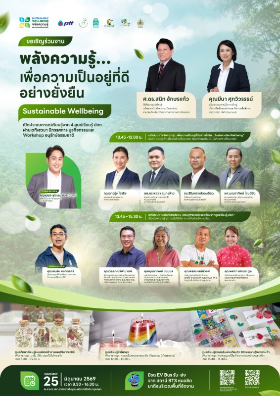 ปตท. ชวนรวมพลังคนรักษ์โลก ในพิธีมอบรางวัลลูกโลกสีเขียว ครั้งที่ 24 พร้อมเปิดเวทีเสวนาศูนย์เรียนรู้ ปตท. ถอดบทเรียนความสำเร็จเพื่อความยั่งยืน