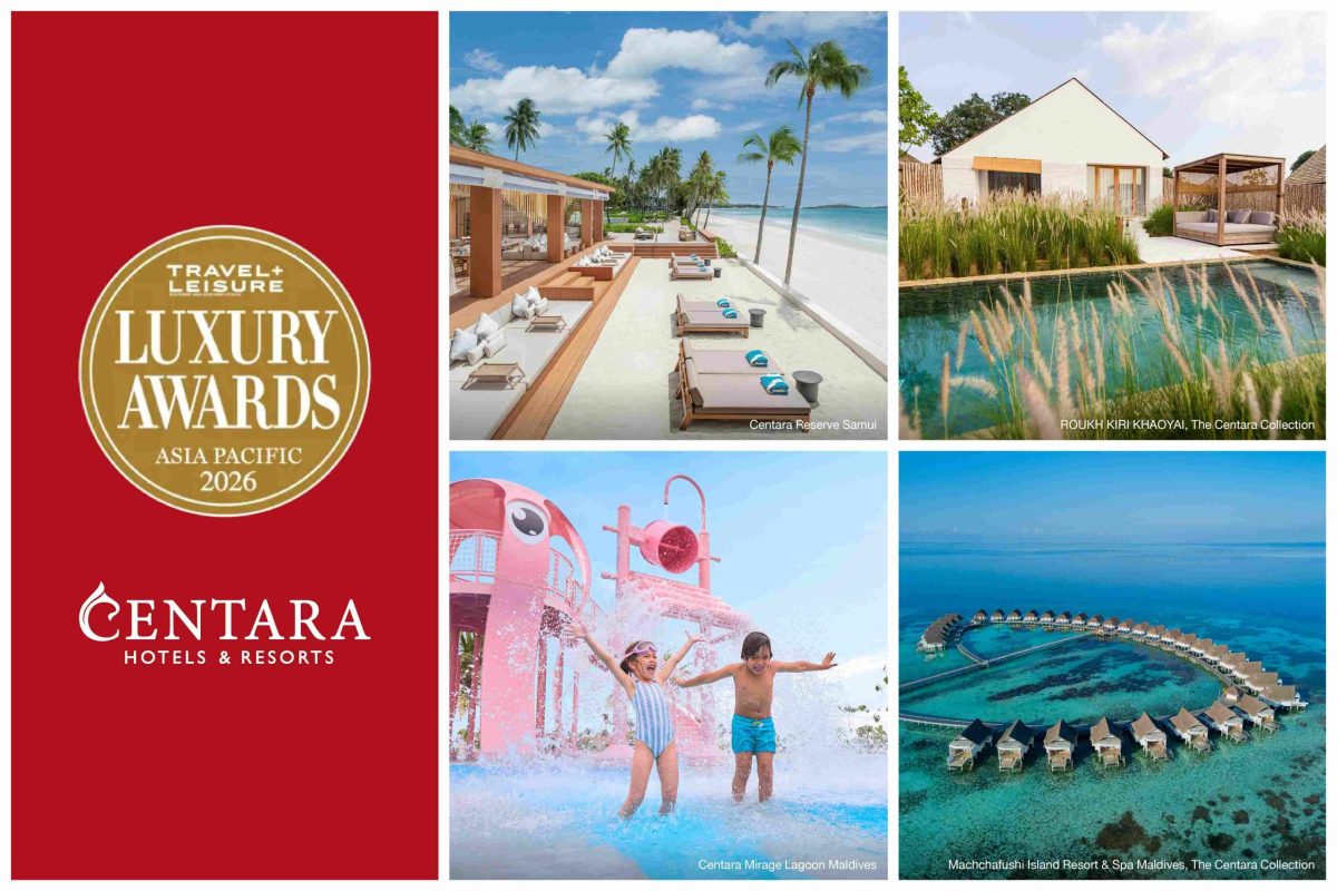Centara Celebrates Four Honours at Travel + Leisure Luxury Awards Asia Pacific 2026