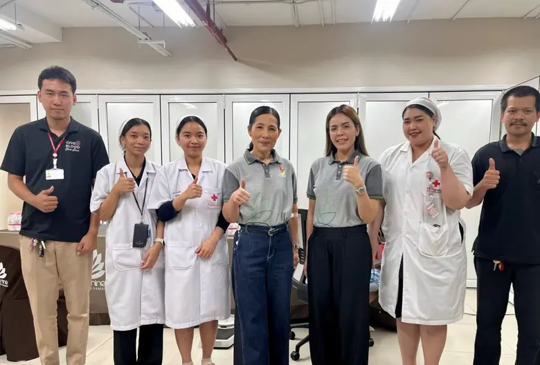 GIVE BLOOD NOW! เดอะไนน์ เซ็นเตอร์ พระราม 9 ร่วมธนชาตประกันภัย สภากาชาดไทย ปลุกพลังแห่งการให้ สานต่อชีวิตผู้ป่วย 14 มิถุนายน "วันผู้บริจาคโลหิตโลก"