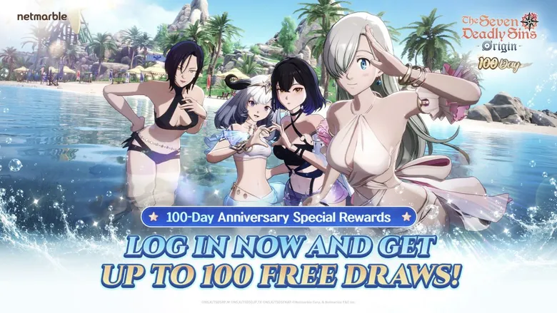 'ศึกตำนาน 7 อัศวิน Origin' เปิดเกมครบ 100 วัน เปิดตัวอัศวินใหม่ 'เอลิซาเบธ' พร้อมกิจกรรมฤดูร้อน